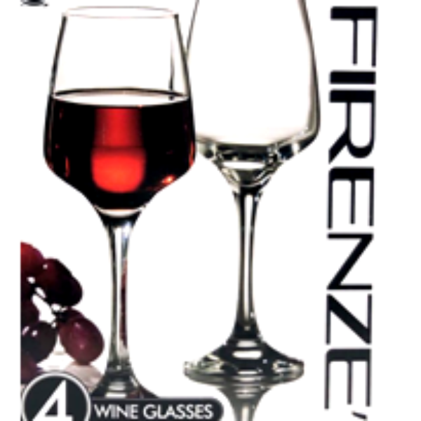 4 PC FIRENZE SET WINE GLASSES 11.25 OZ