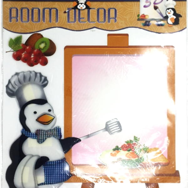 PENGUIN 'WHATS ON THE MENU TODAY' STICKER