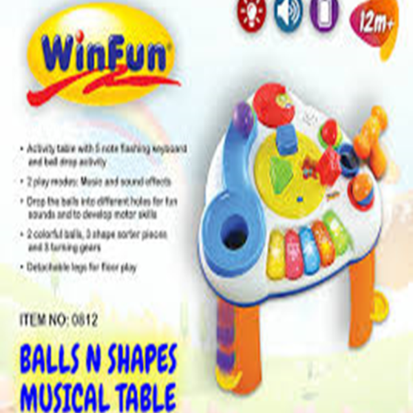 BALLS’N SHAPES MUSICAL TABLE