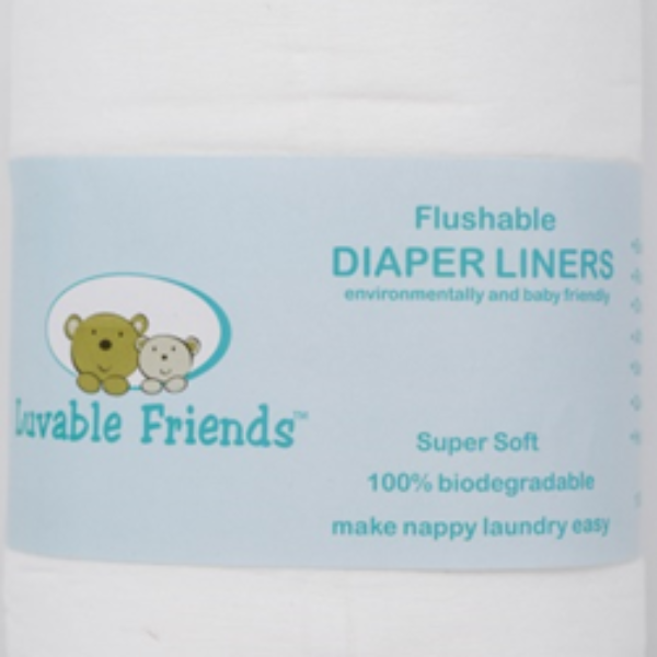 FLUSHABLE DIAPER LINERS