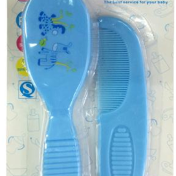 BABY COMB SET (PINK&BLUE)