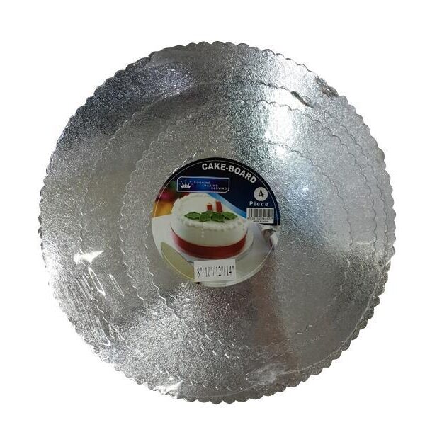 4PCS CAKE BOARD 8''/10''/12''/14''
