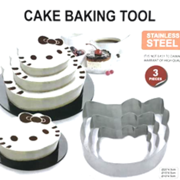 3 PCS HELLO KITTY CAKE MOLDS