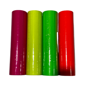 PRICE TAGS 10 ROLLS ASSR COLOURS,21*5.5CM