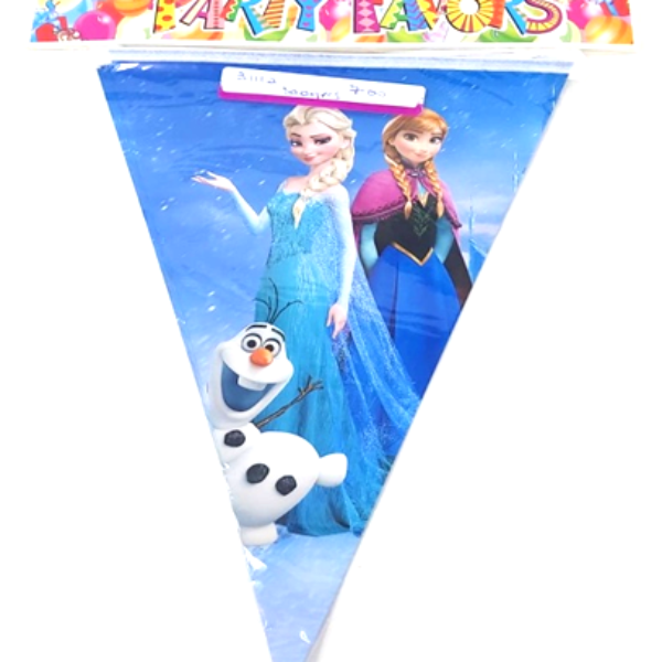 TRIANGULAR CHARACTER BIRTHDAY BANNER ASSR