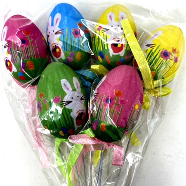 2.5'' EASTER EGG (6PCS),20CM