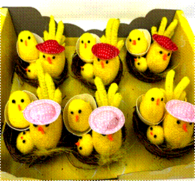 5CM NESTING CHICKENS (6PCS),25*16*6CM