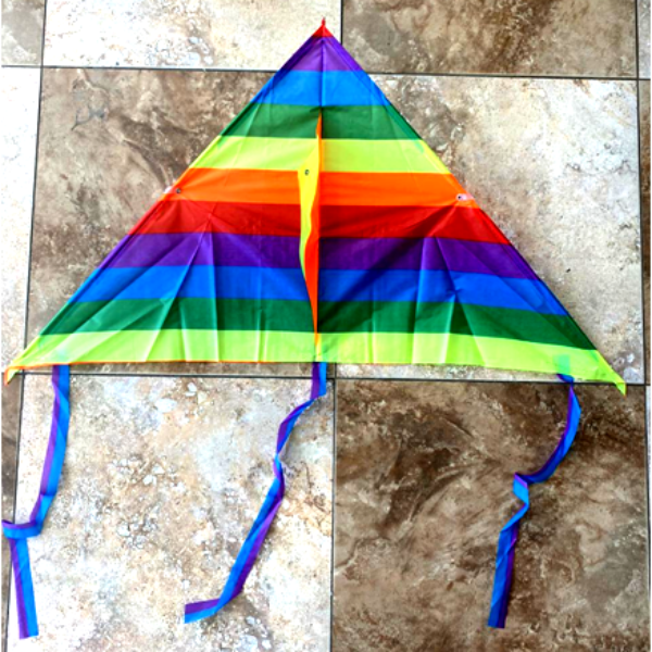 TRIANGLE STRIPED KITE, 92*53CM