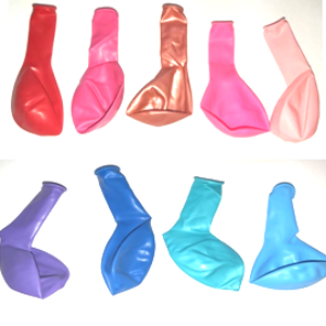 10'' 15PCS LATEX BALLOONS ASSR COLOURS