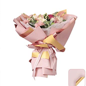 20PCS WATERPROOF FLOWER WRAPPING PAPER - PURPLE / BLUSH,115*58CM