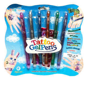 PEN - 6 PC GLITTER