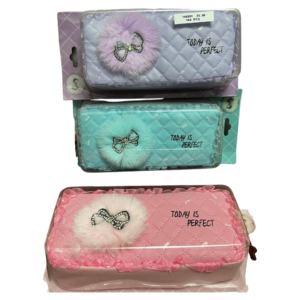 PENCIL CASE - FUZZY ASSR COLOUR
