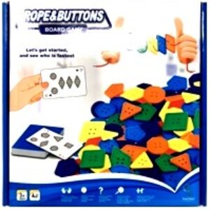 ROPE & BUTTONS BOARD GAME, 26*26*6.5CM