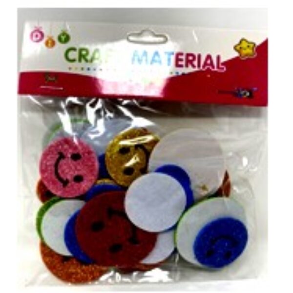 SMILEY FACE CRAFT STICKER,15.5*12CM