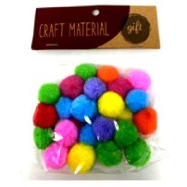 POM POMS (26 PCS) ASSR,15.5*12CM