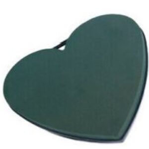 HEART SHAPED WET FLORAL OASIS W GRIPS,48*44CM