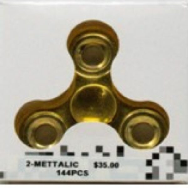 FIDGET SPINNER METALLIC STYLE,3.5'' X 3.5''