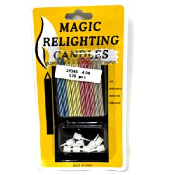 MAGIC RELIGHTING CANDLES, 9*16CM