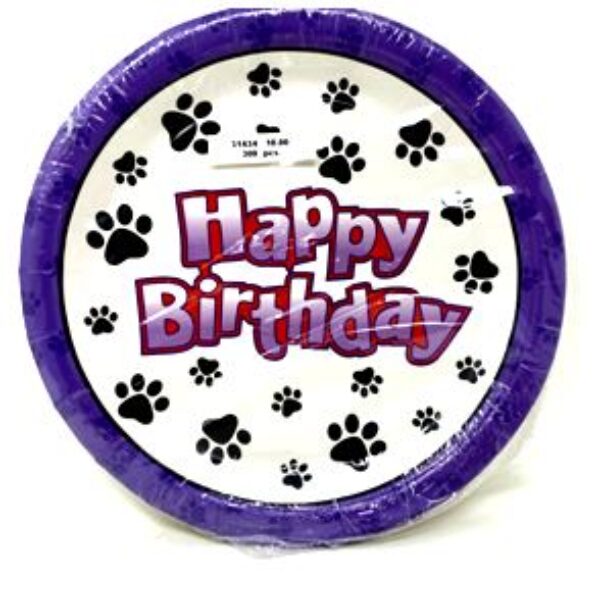 HAPPY BIRTHDAY PARTY PLATE,23CM