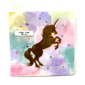 UNICORN NAPKIN, 17*17CM