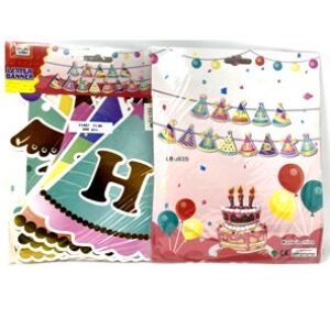 HAPPY BIRTHDAY BANNER, 23*19CM