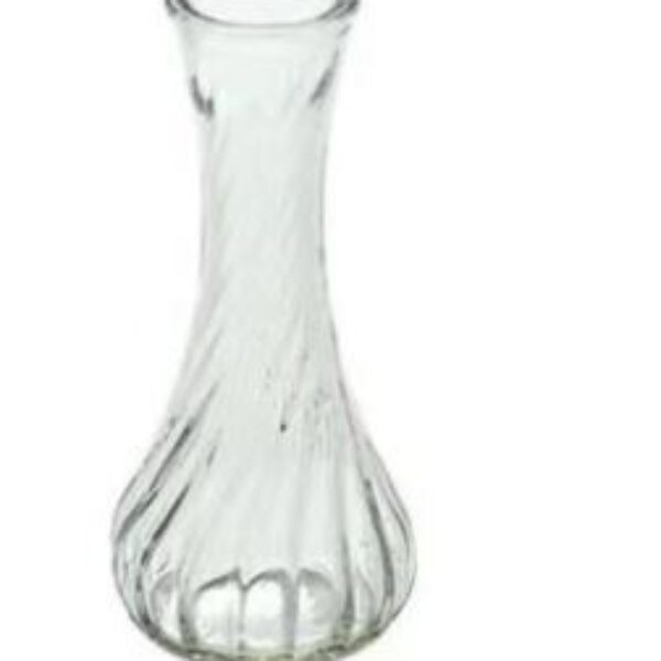 GLASS VASE, 16CM