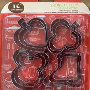 12 PCS COOKIE CUTTER, 18*16CM