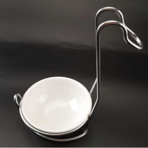 SERVING BOWL AND HOLDER SET