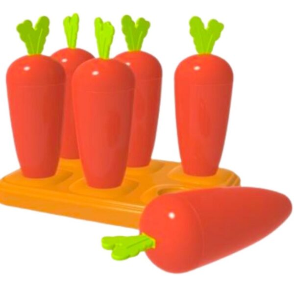 7PC CARROT LOLLY MOLD