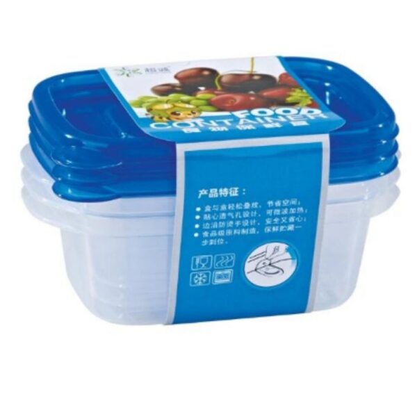 3PC FOOD CONTAINER 250ML