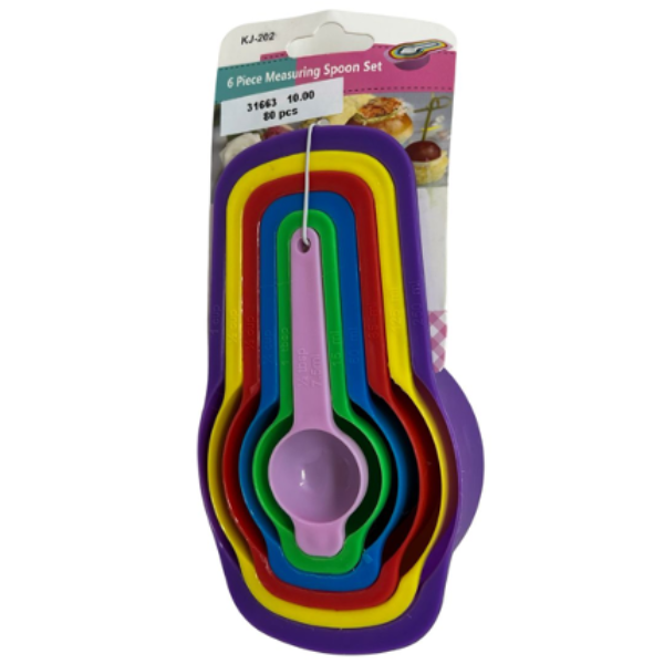 6PC MEASURING SPOON