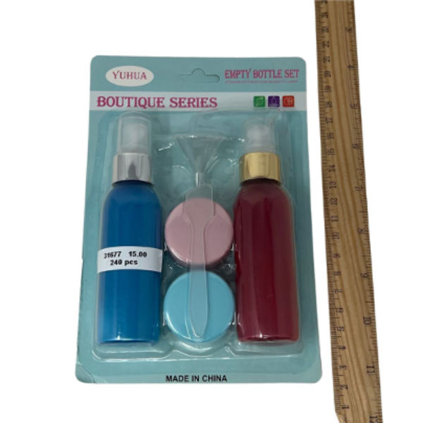 6PC TRAVEL BOTTLE SET