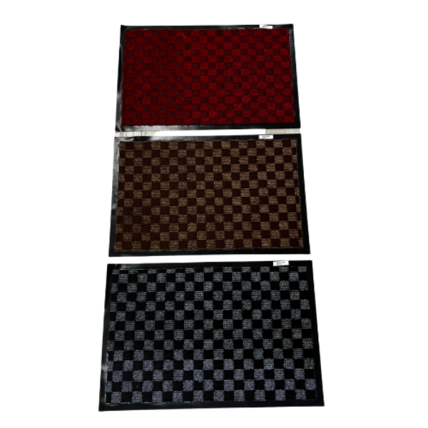 CHECKERED DOOR MAT