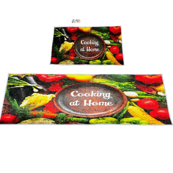 2 PCS VEGETABLE KITCHEN MAT SET