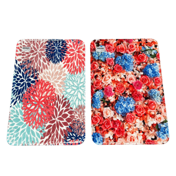 FLORAL FAUX MAT