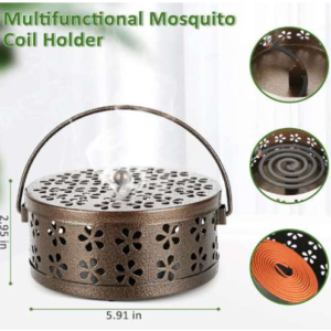 ROUND IRON MOSQUITO COIL HOLDER