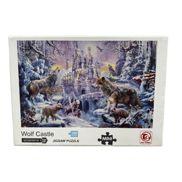 1000 PC WOLF CASTLE PUZZLE