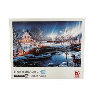 1000 PCS SNOW NIGHT AURORA