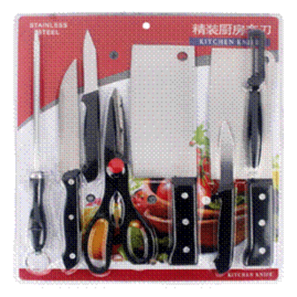 8PCS STAINLESS STEEL KNIFE SET