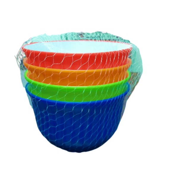 4PC PLASTIC BOWL