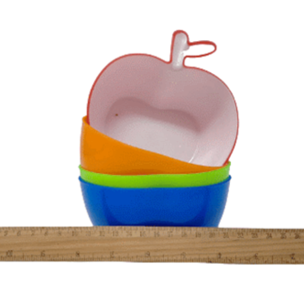 4PCS APPLE SHAPE BOWLS