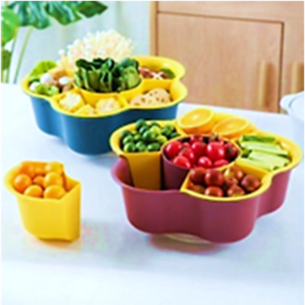 7 - COMPARTMENT SPINNING KITCHEN CONTAINER