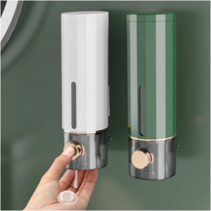 LIQUID SOAP DISPENSER W WALL ADHESIVE