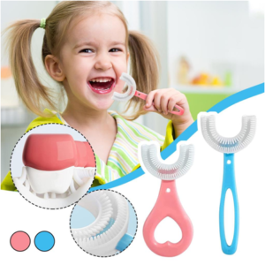 CHILDREN'S U - SHAPED TOOTHBRUSH