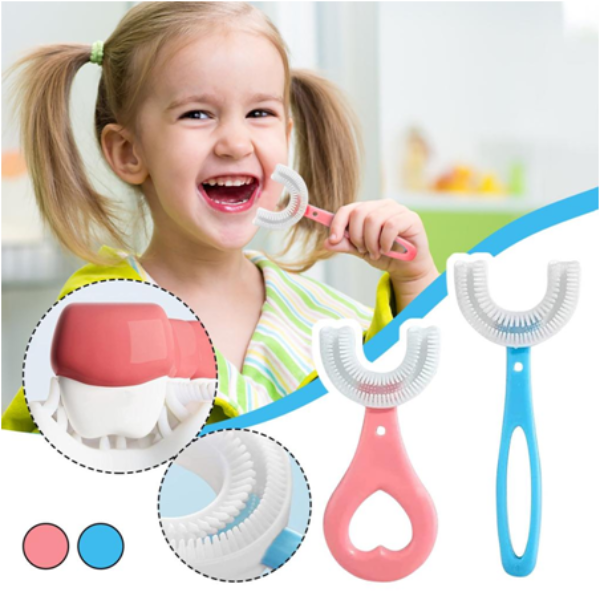 CHILDREN'S U - SHAPED TOOTHBRUSH