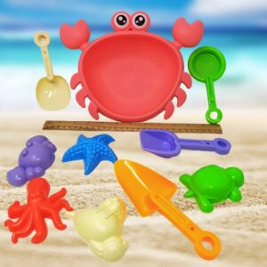 10PC CRAB STYLE BEACH SET