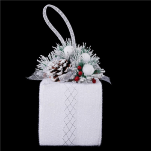 6" CHRISTMAS THEMED GIFT BOX DECORATION