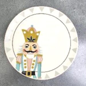 NUTCRACKER CERAMIC CHRISTMAS PLATE