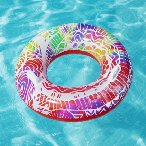 SUMMER SWIRL SWIM RING