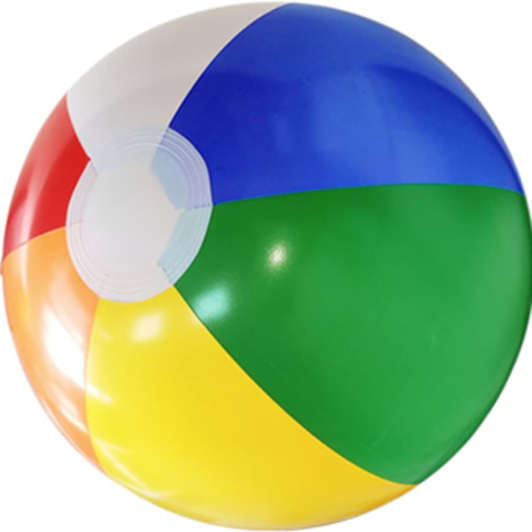 14" COLORFUL BEACH BALL